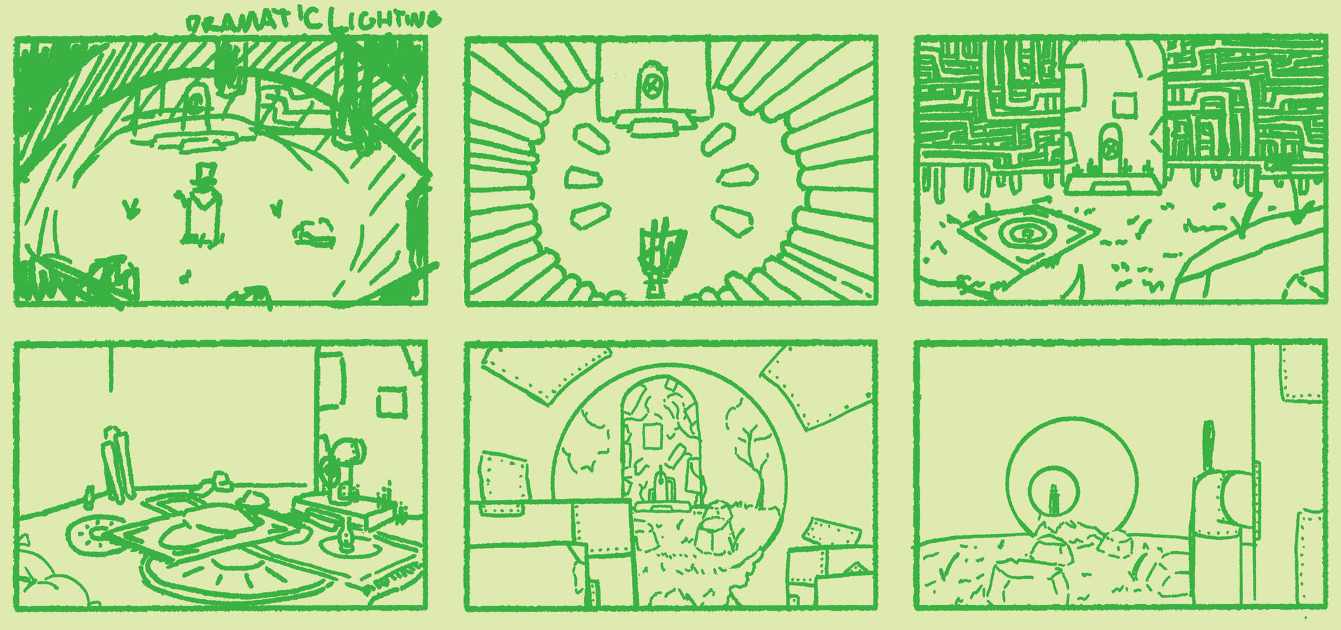 Heart of the Garden Sketches