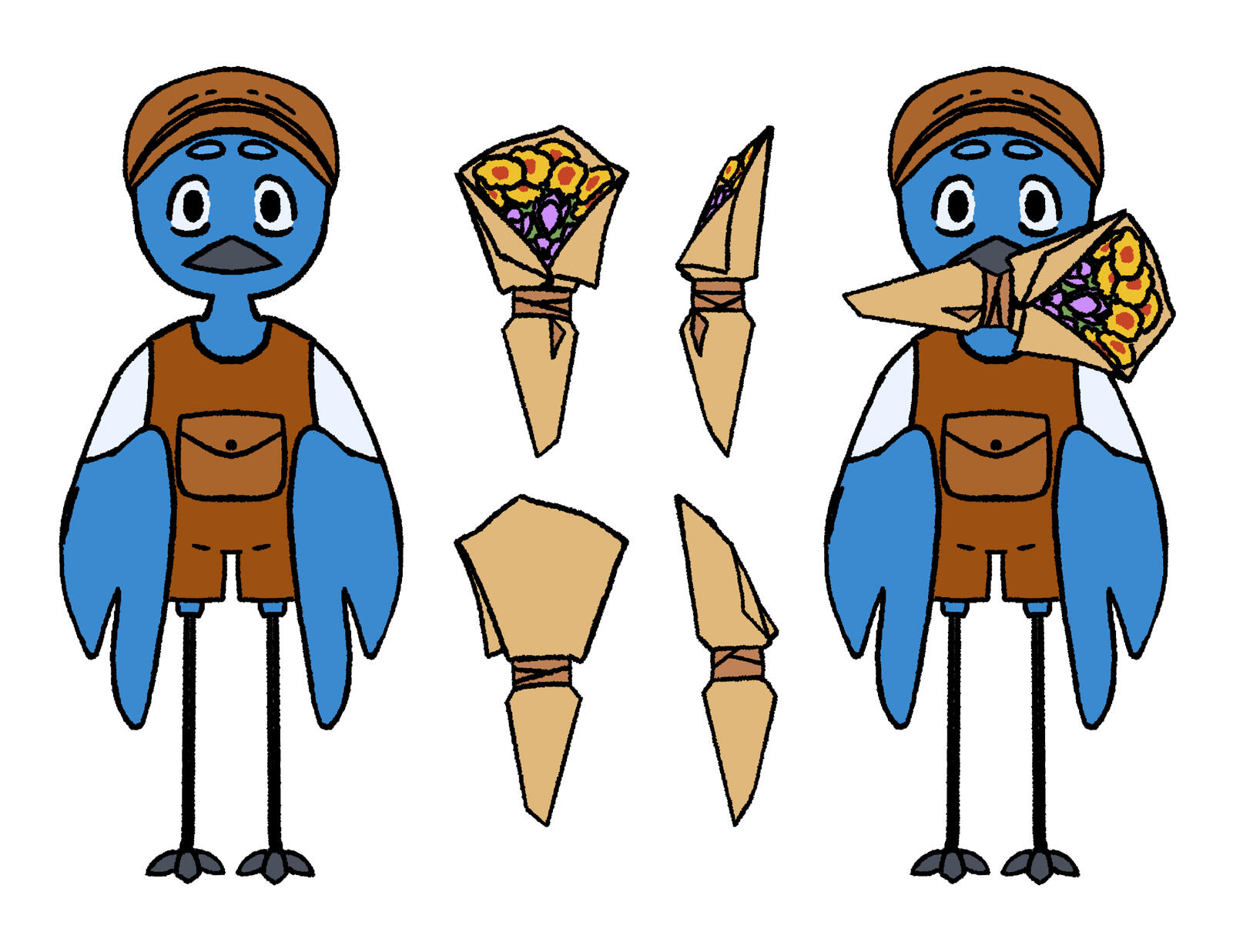 Fern with his Bouquet