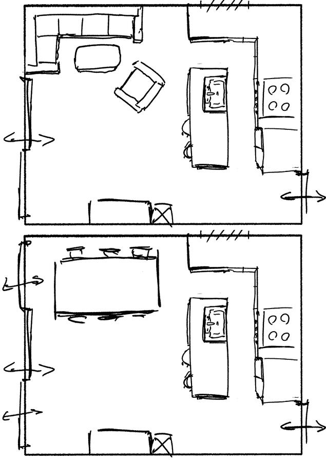 Room Layout Test (Final Layout on Bottom) Room Layout Test (Final Layout on Bottom)
