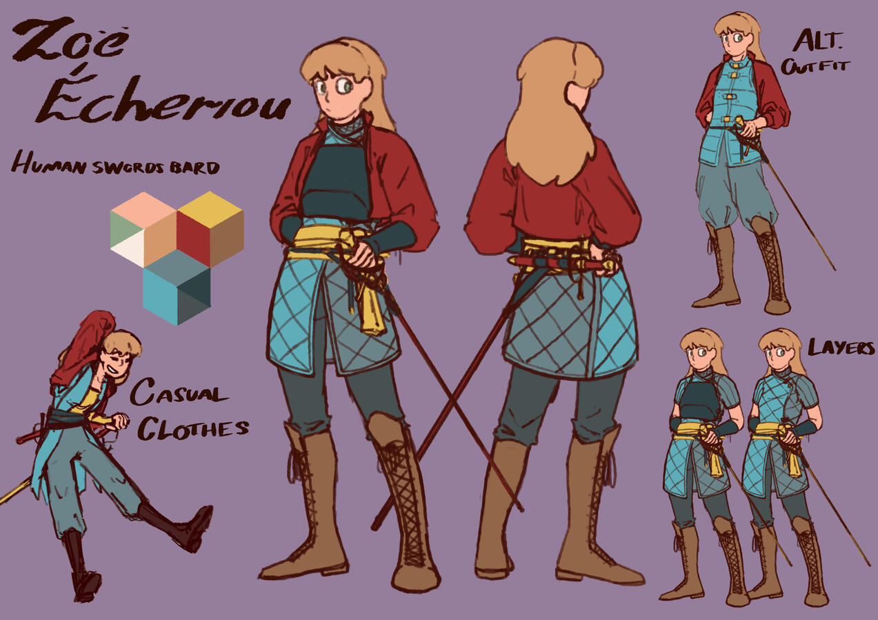 Zoe - As skilled with her sword as she is with words