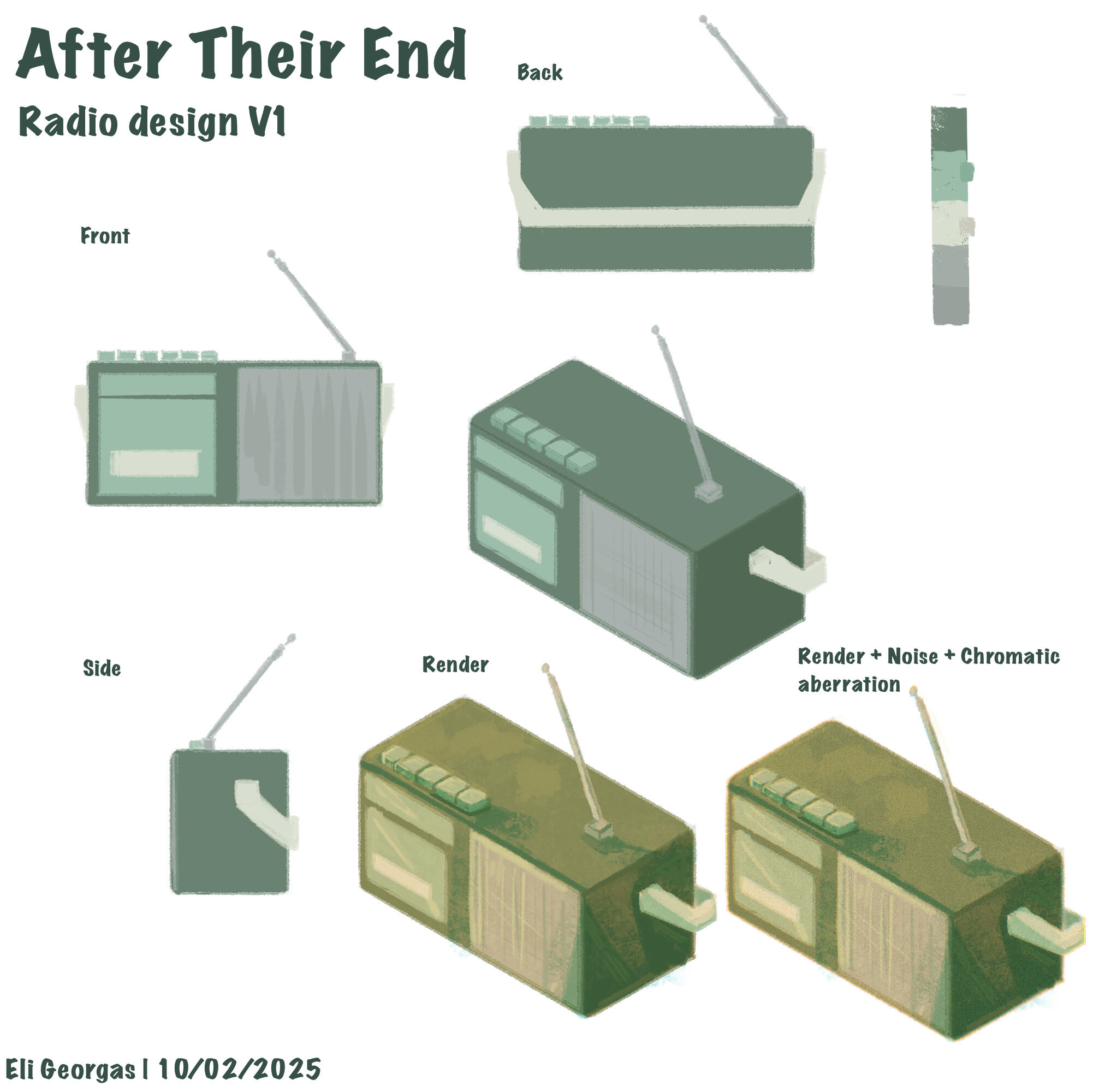 Radio Design Sheet - Crew Work